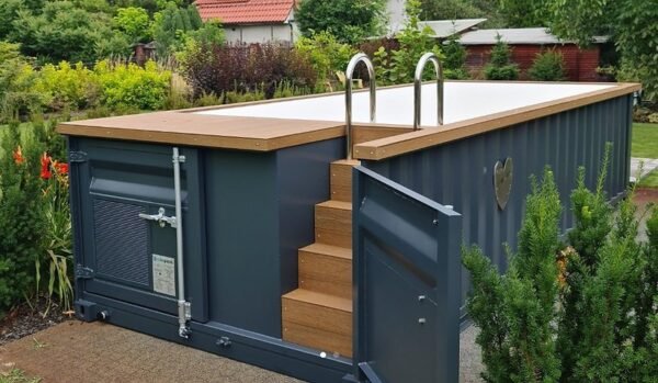 Piscina contenedor de 6,2 m x 2,5 m con bomba de calor, paquete Premium - Imagen 6