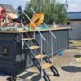 Piscina contenedor 6,2mx 2,5m lista para usar, Paquete Confort