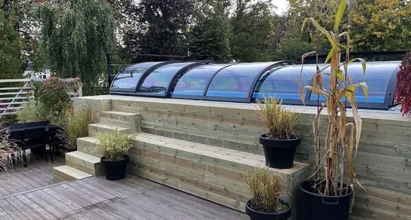 Piscina Contenedor 6,11 x 2,5m Lista para Usar con Techo, Pack Premium - Imagen 2